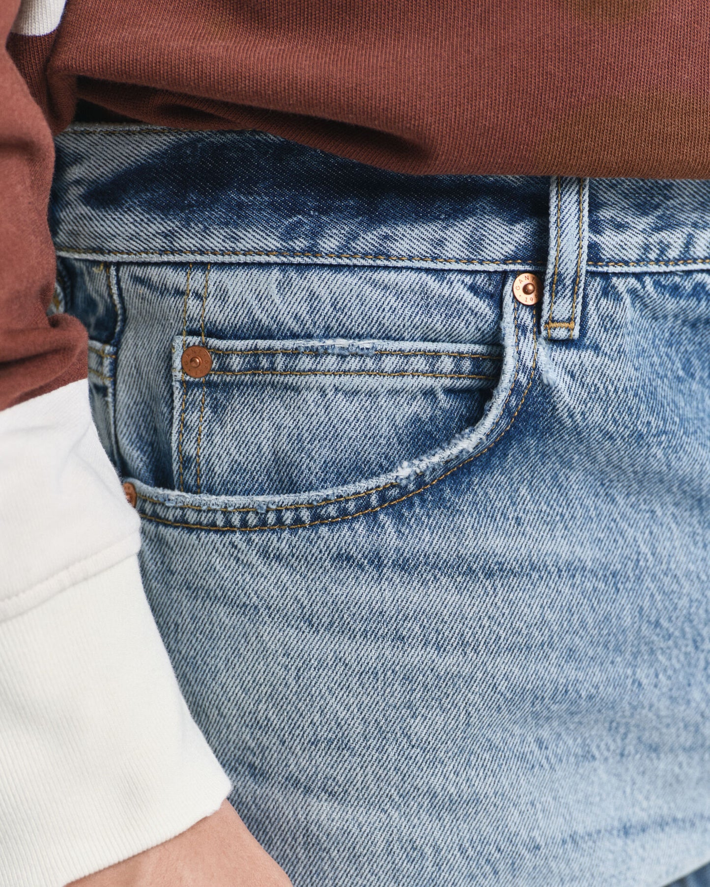 Vintage-Bootcut-Jeans im Washed-Look