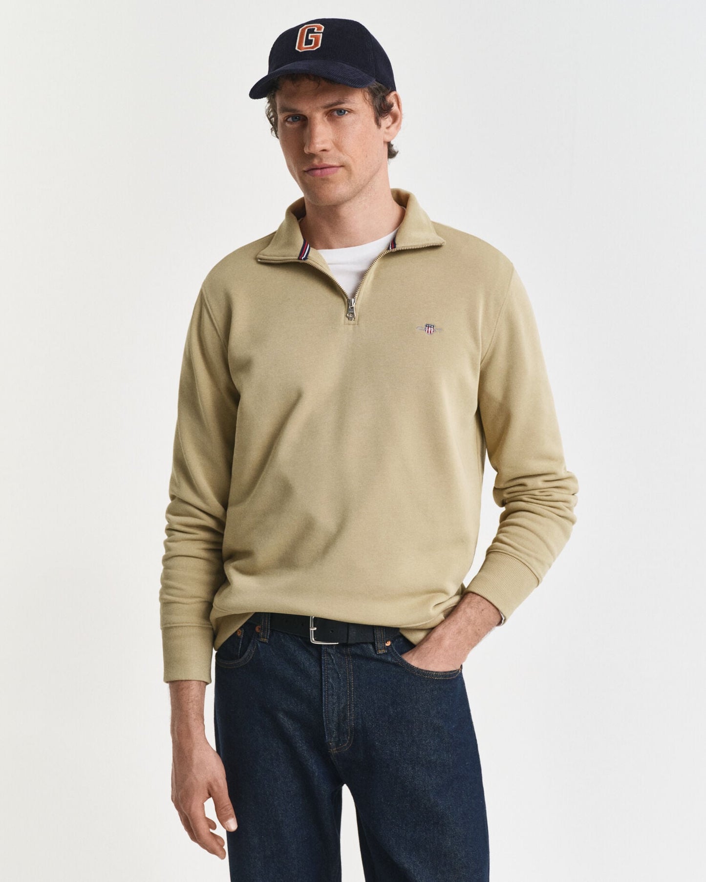 Sweat-shirt Shield demi-zip