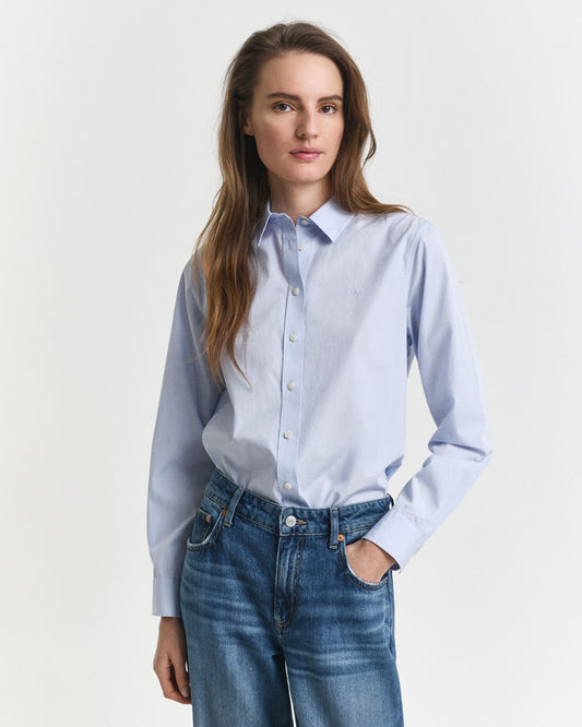 Chemise Classique Popeline Coupe Droite