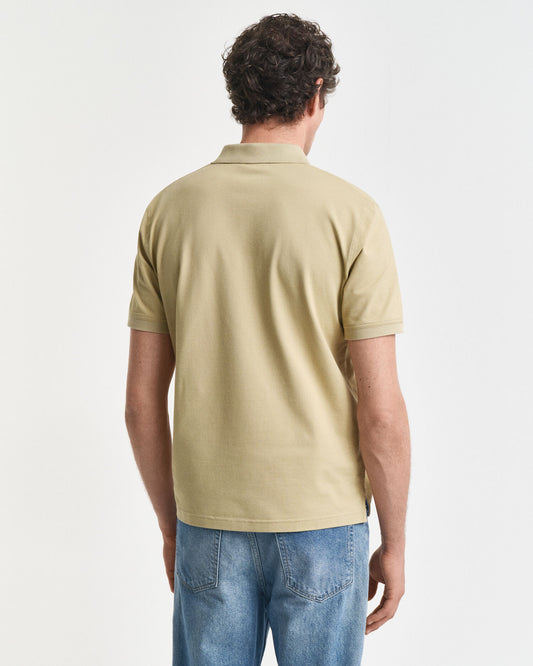 Polo piqué contrasté