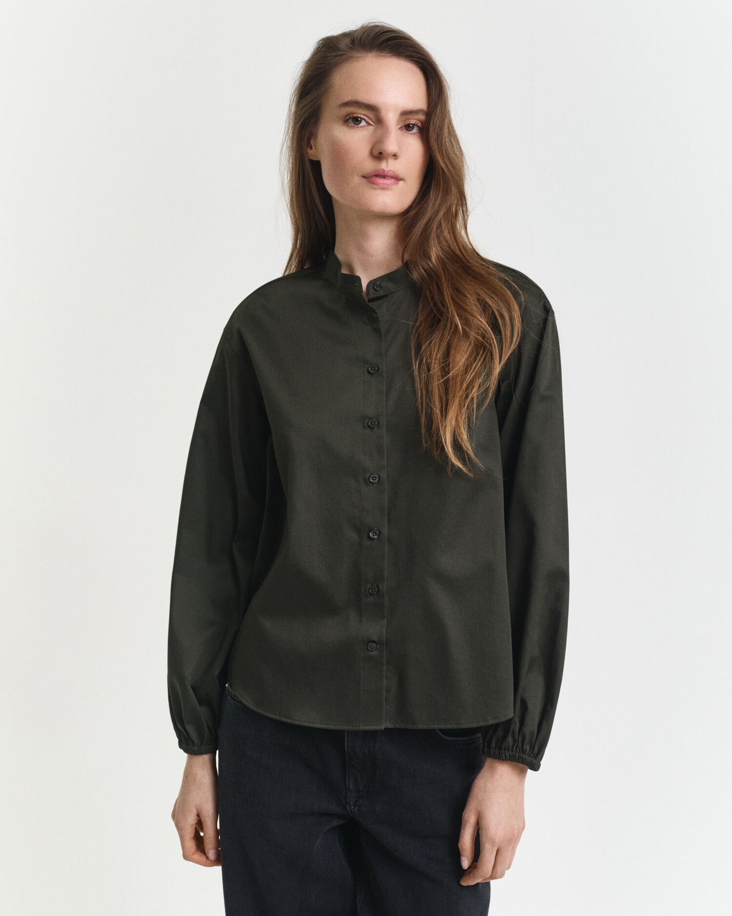 Chemisier en satin de coton