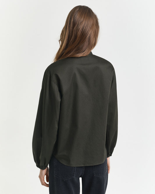 Bluse aus Baumwollsatin