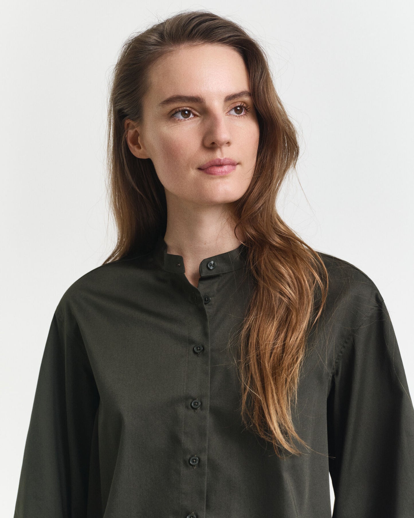 Chemisier en satin de coton
