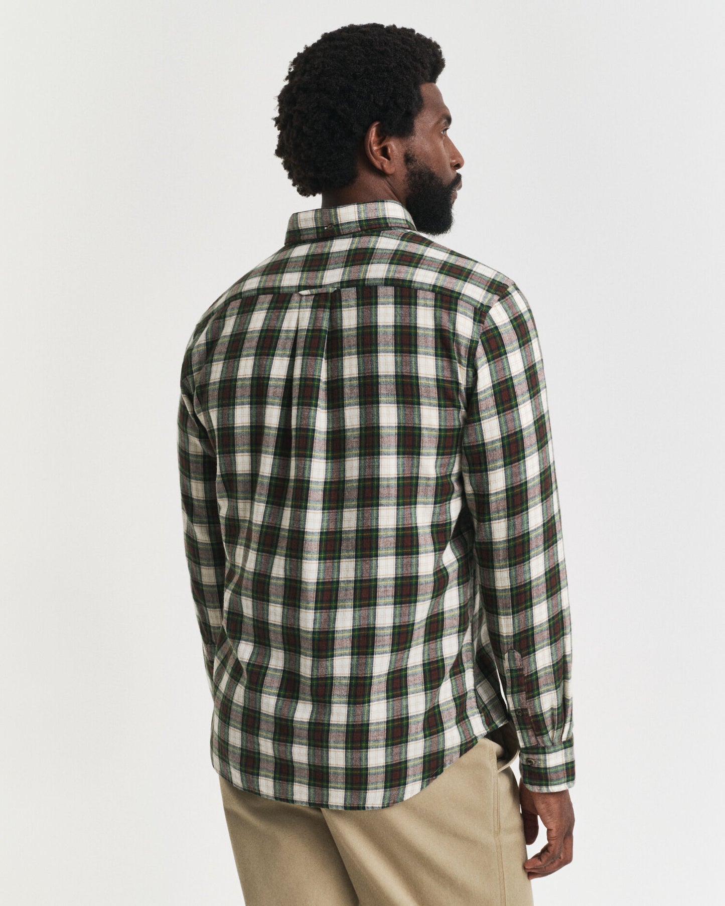 Regular Fit Kariertes Windblown Flanellhemd