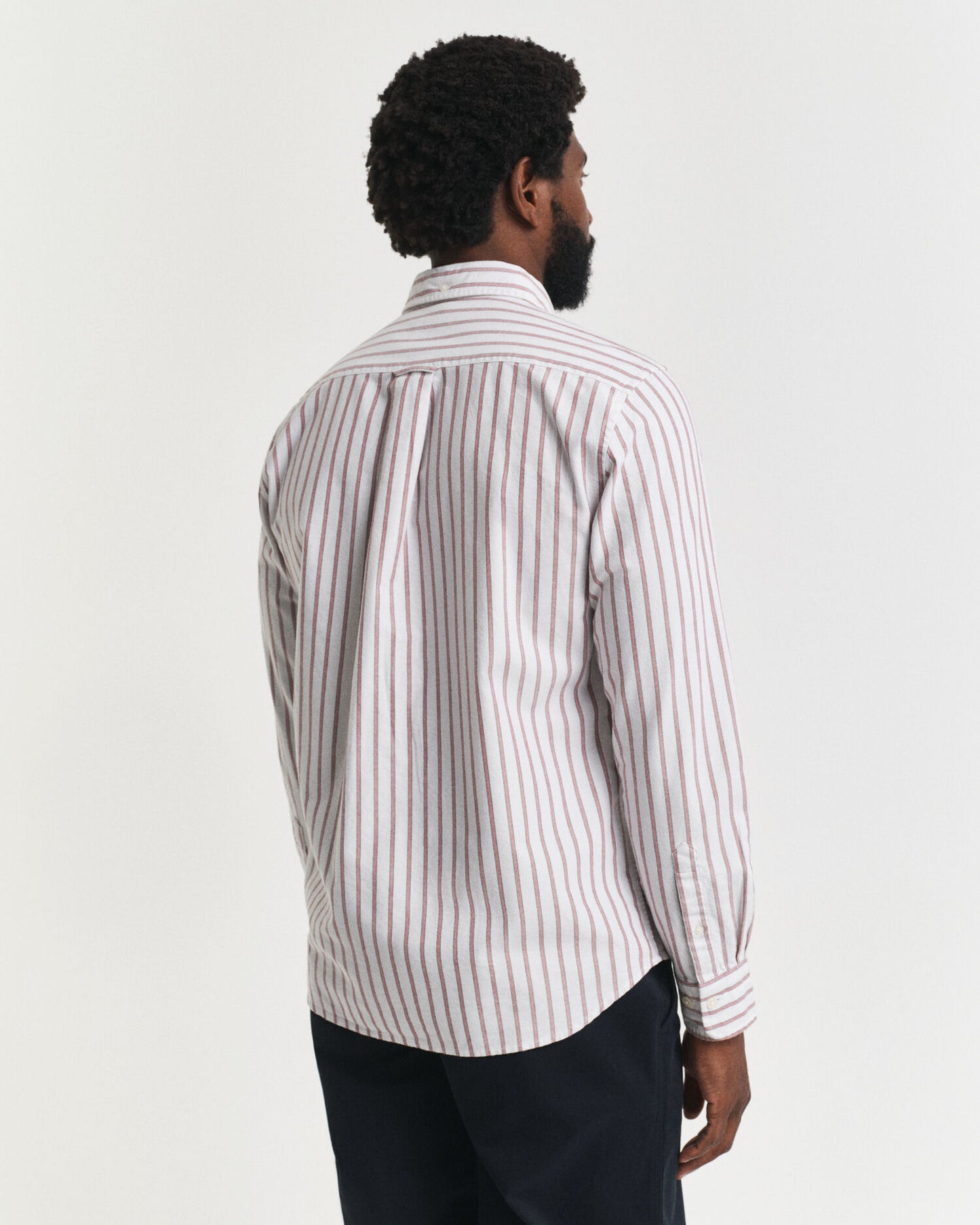 Regular Fit gestreiftes Archiv-Oxford-Hemd