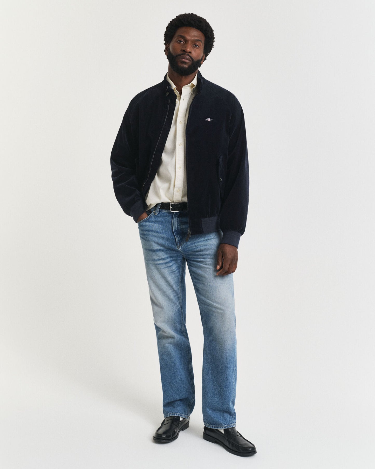 Blouson Harrington en velours côtelé