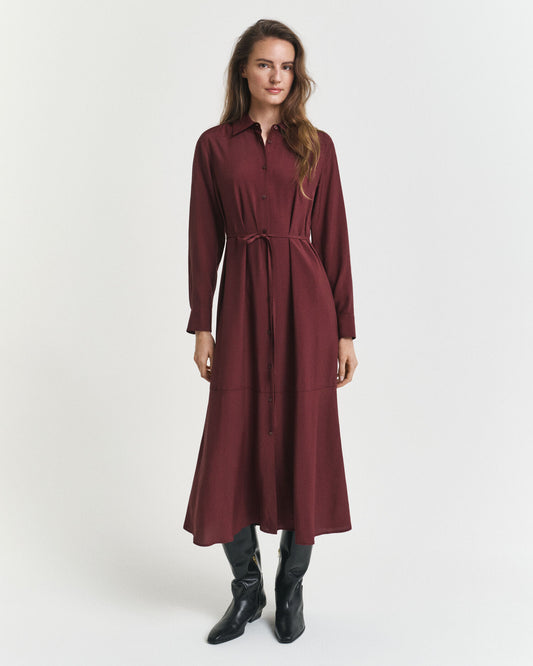 Midikleid aus Viskose