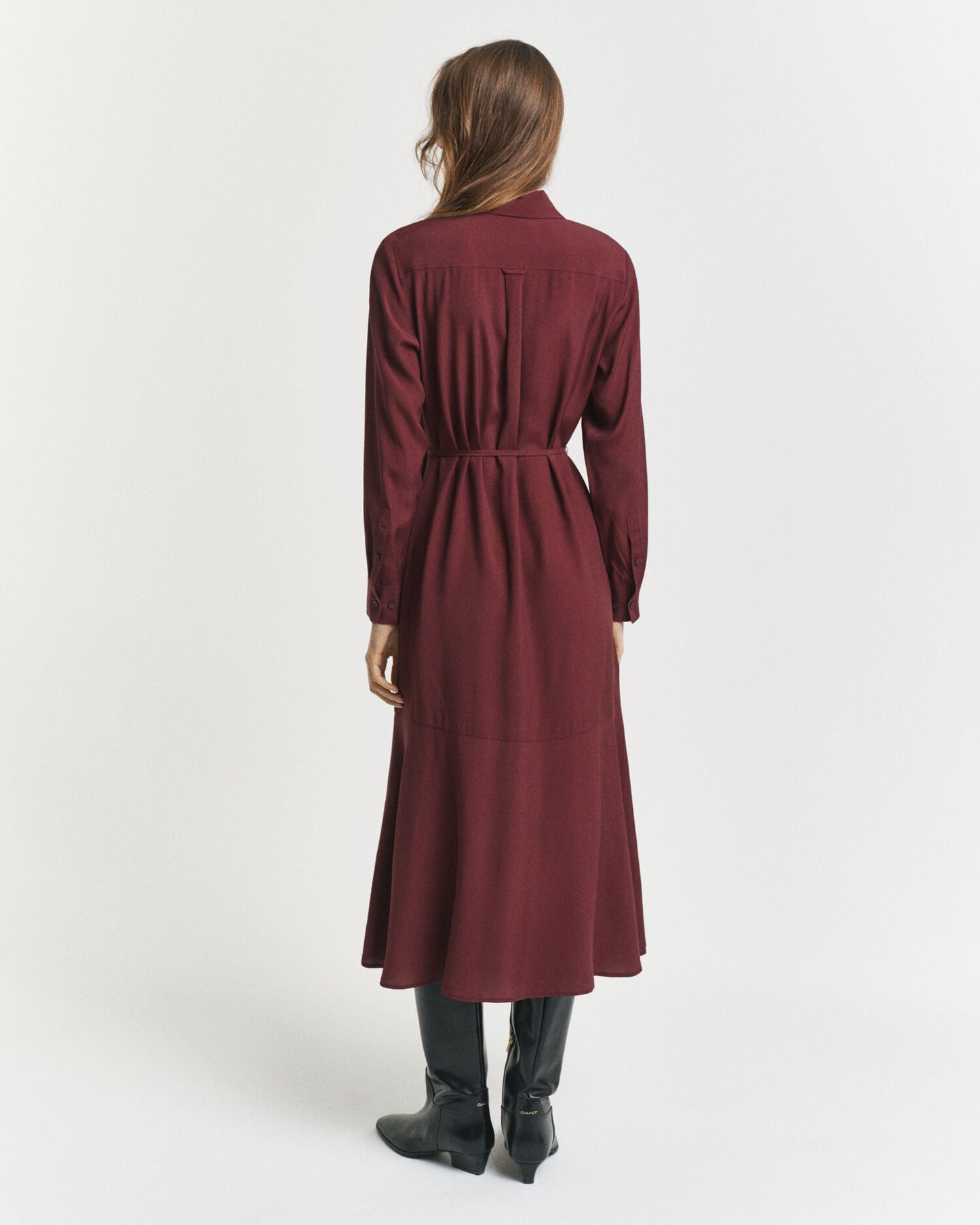 Midikleid aus Viskose