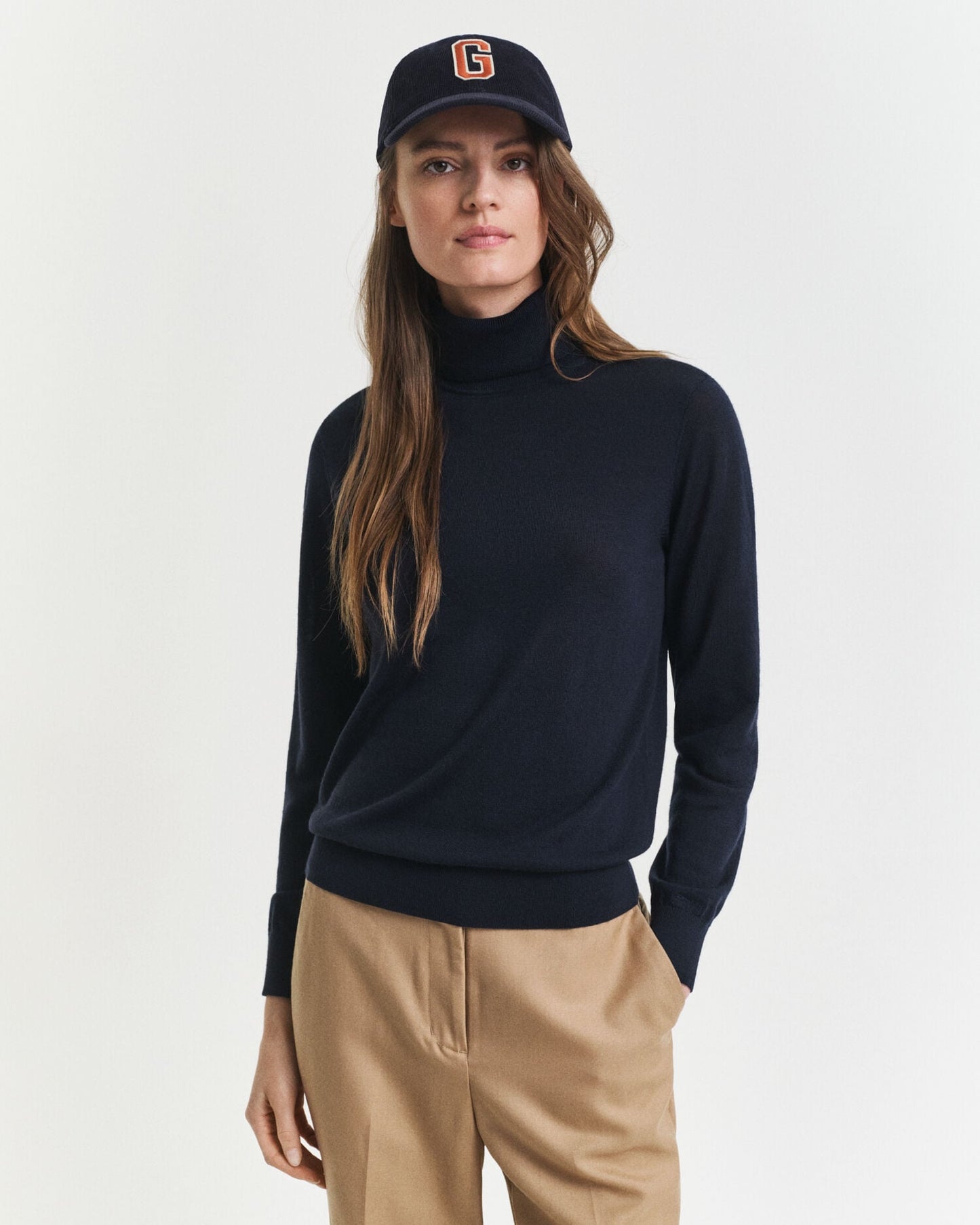 Feiner Rollkragenpullover aus Merinowolle
