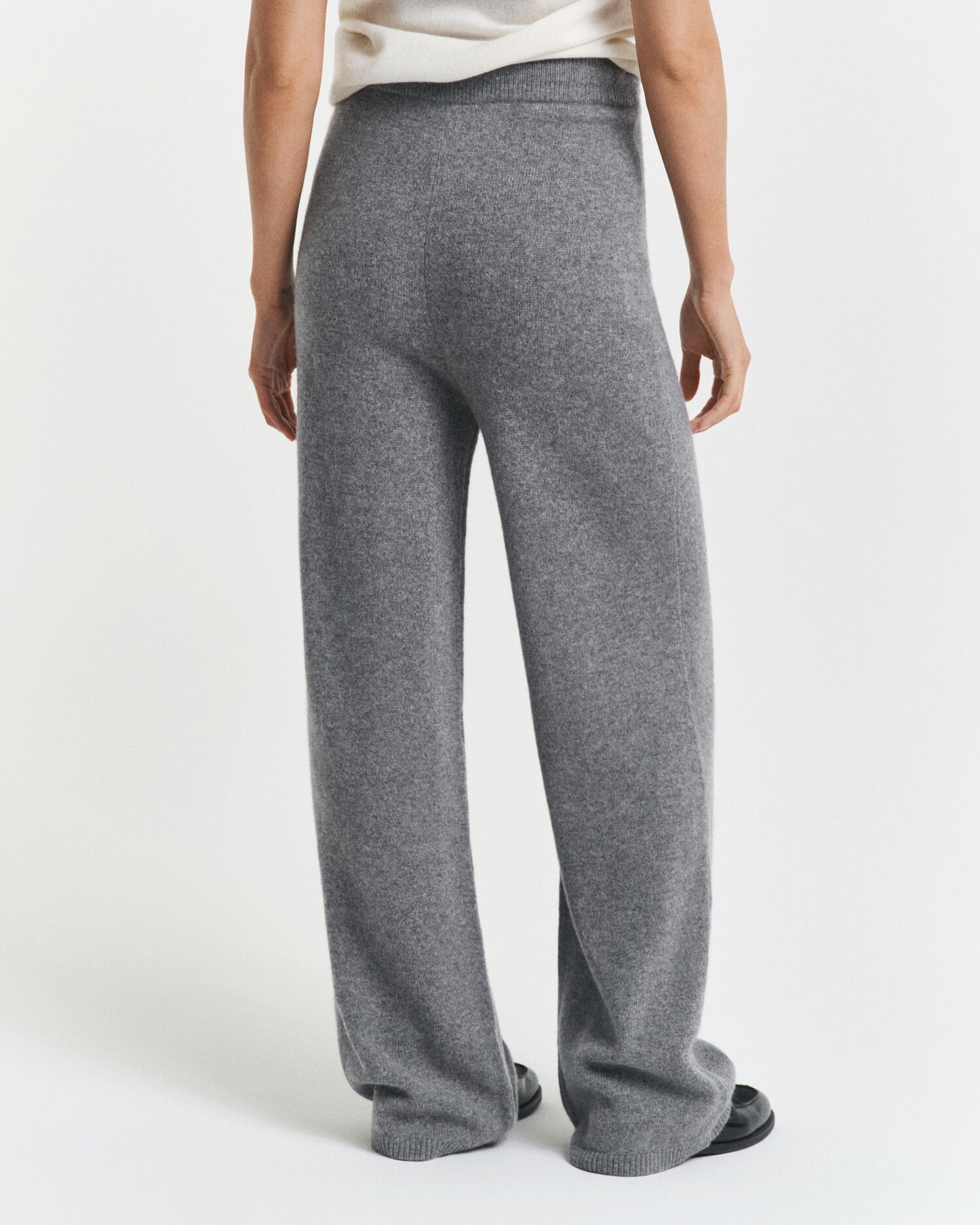 Pantalon en laine tricotée