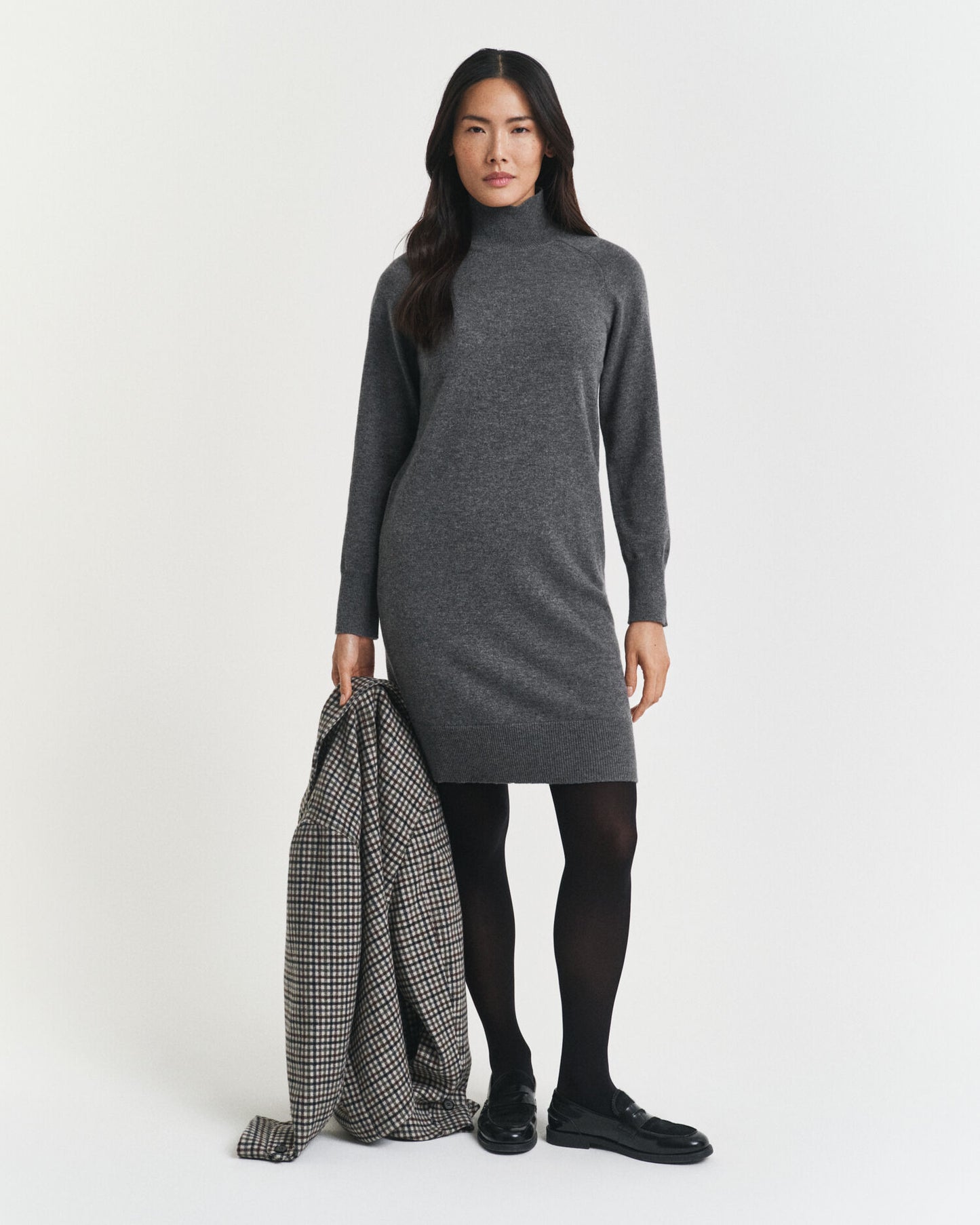 Robe en maille superfine d'agneau