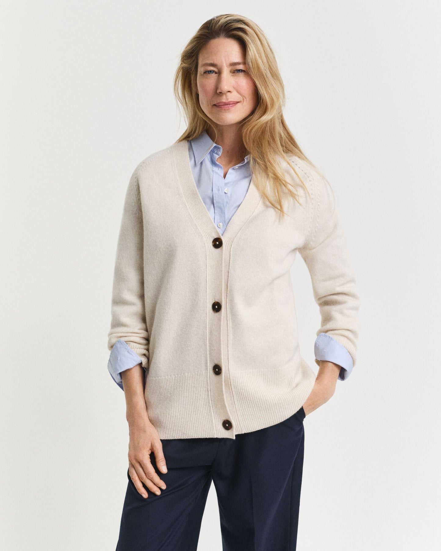 Strickjacke aus Wolle und Kaschmir
