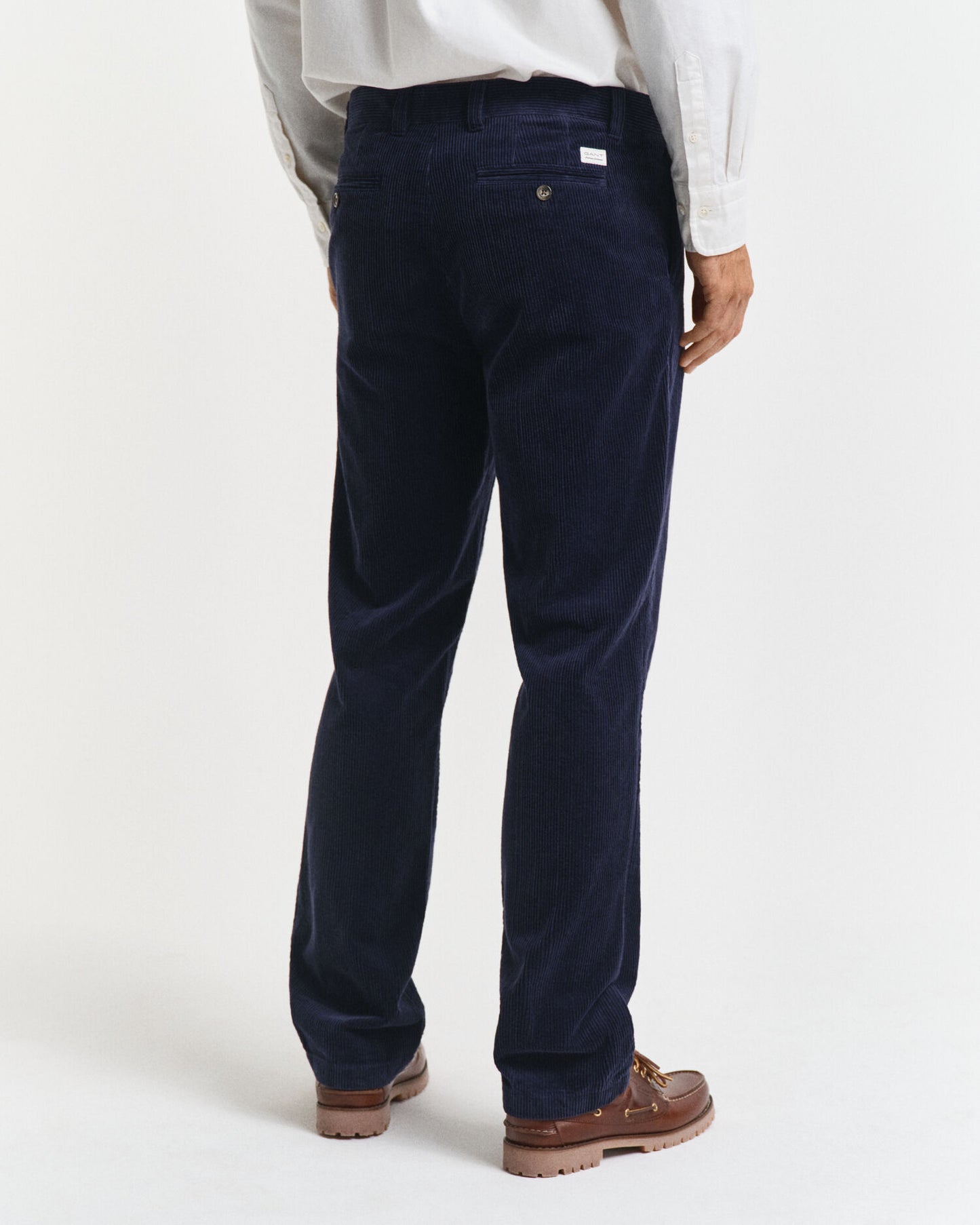 Pantalon en velours côtelé coupe droite