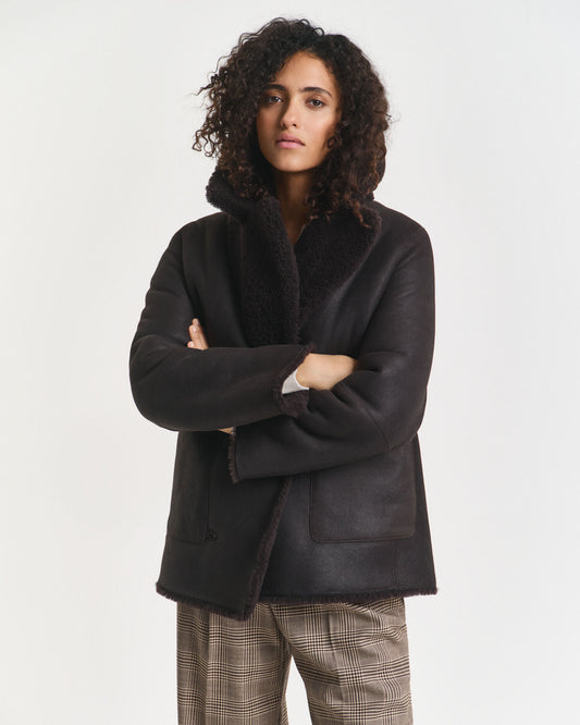 Wende-Lammfell-Cabanjacke