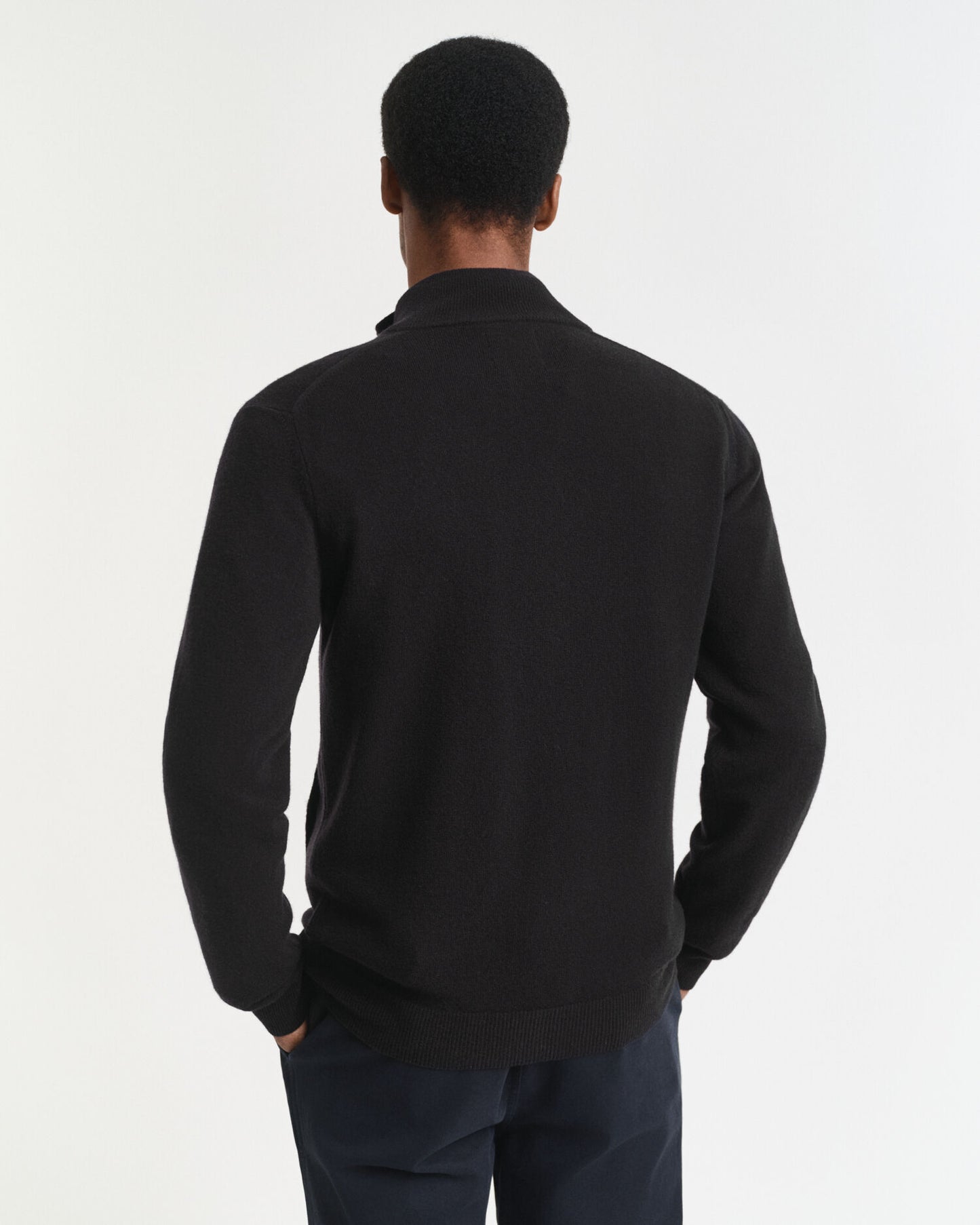 Cardigan en agneau ultrafin zippé