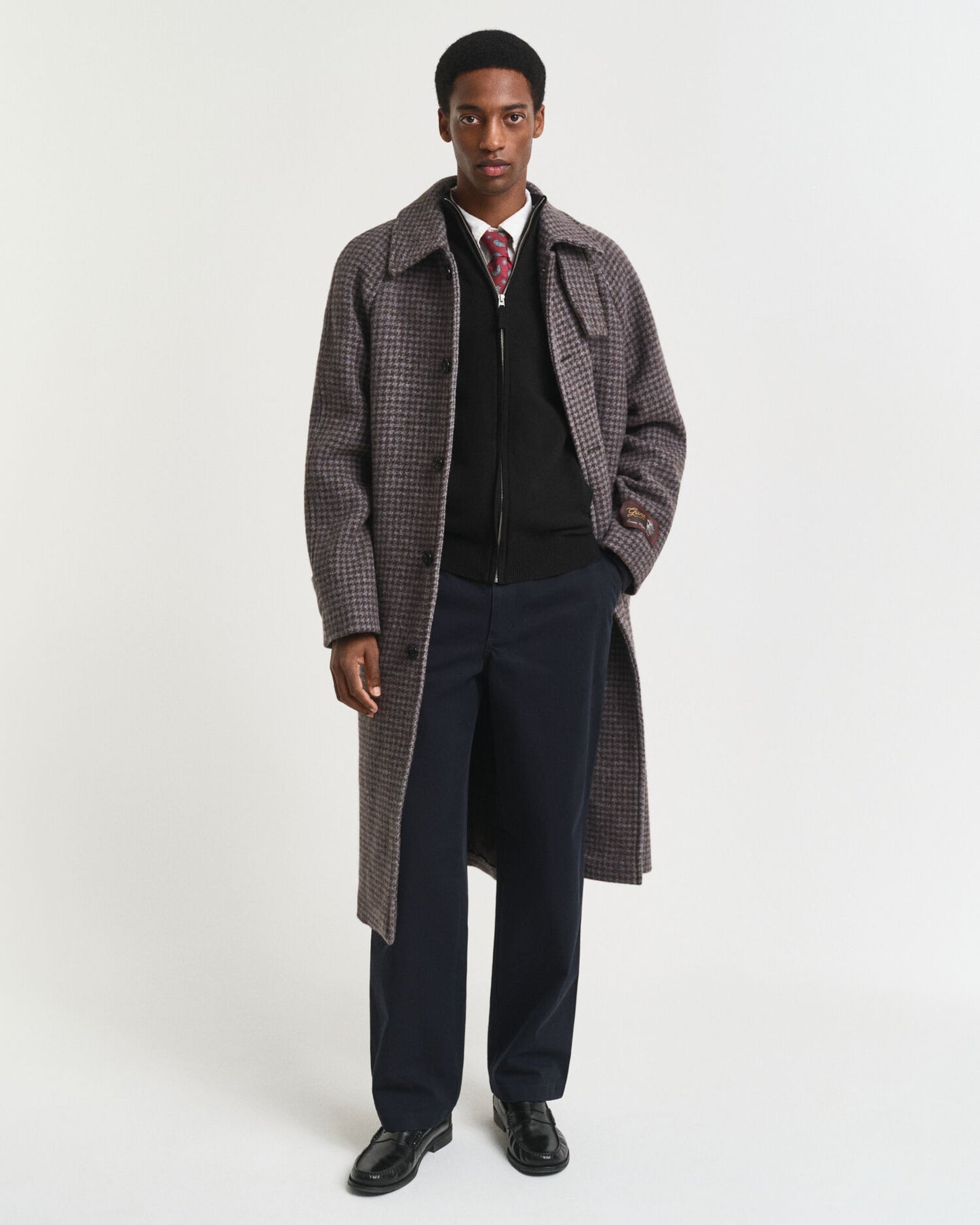 Cardigan en agneau ultrafin zippé