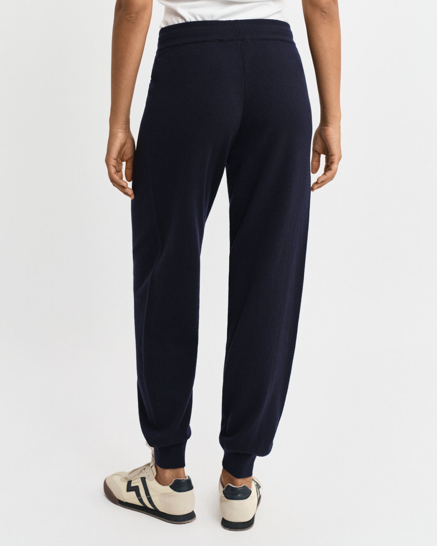 Pantalon tricoté en laine d'agneau superfine