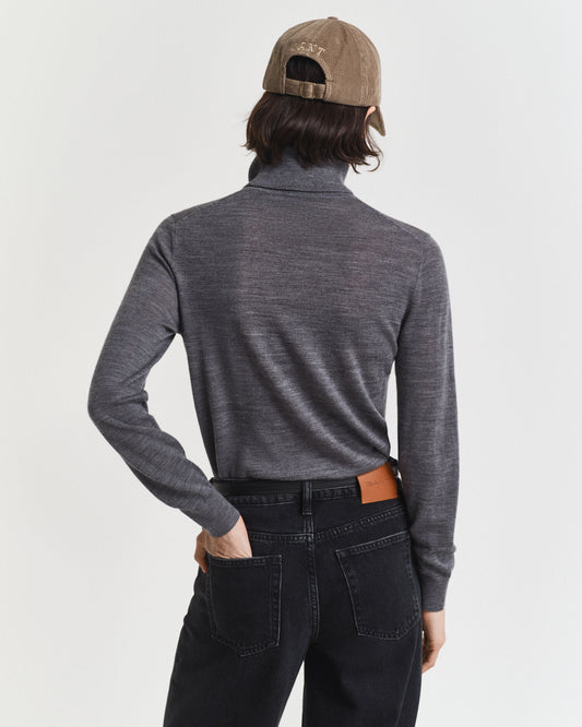 Feiner Rollkragenpullover aus Merinowolle