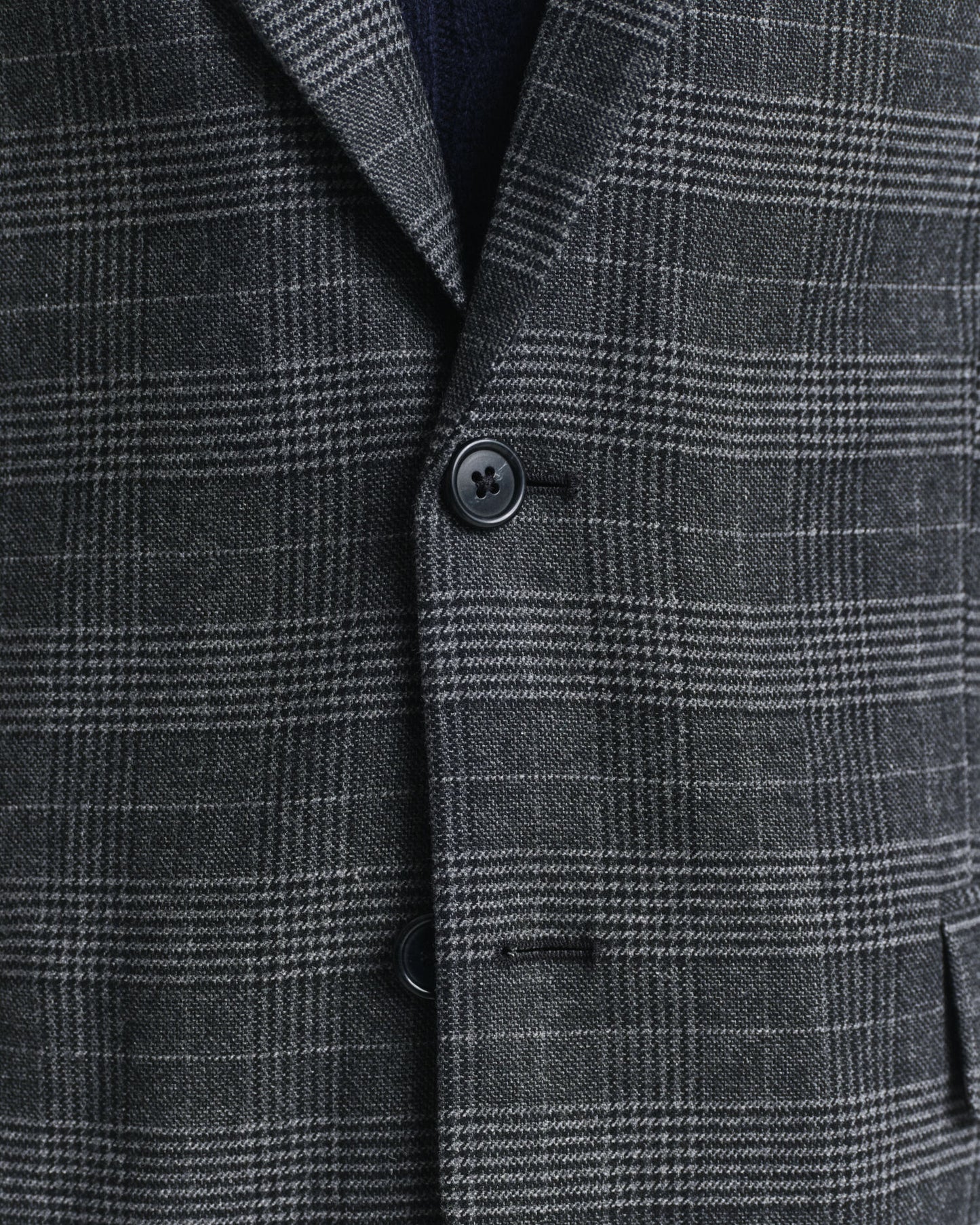 Slim-Fit-Sakko mit Glencheck-Muster