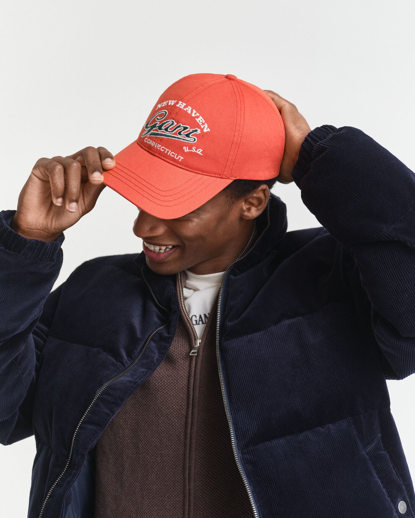 Casquette en sergé de coton imprimée