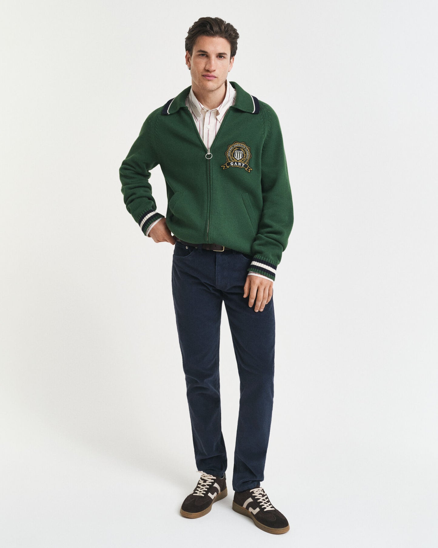 Schmal geschnittene Cordjeans