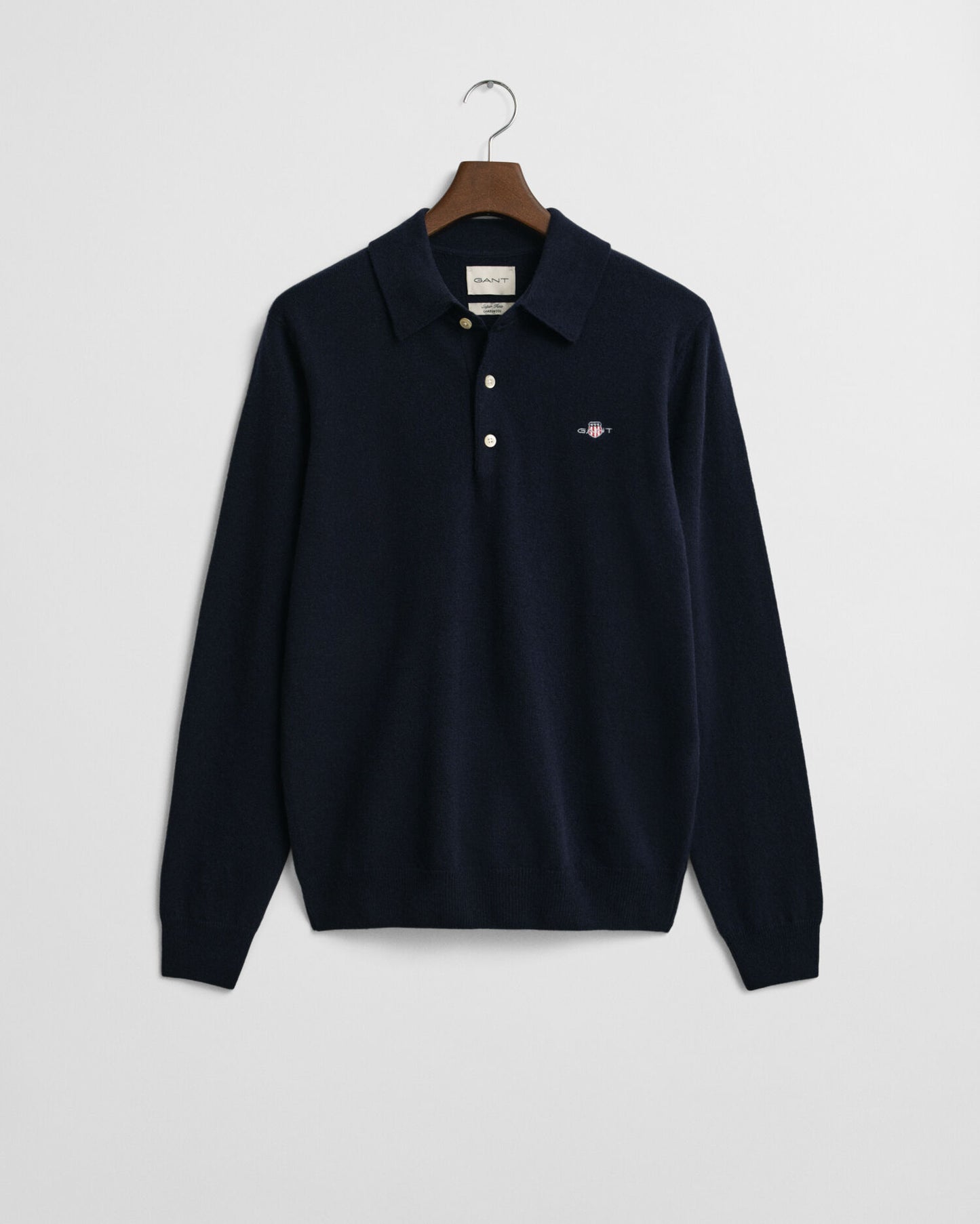 Feinster Lambswool Polo-Pullover