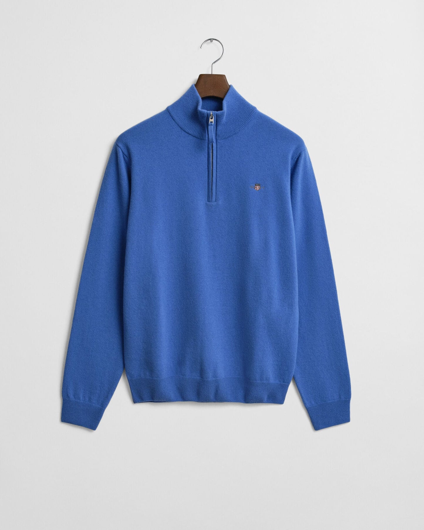 Pull en demi-zip en lambswool superfine