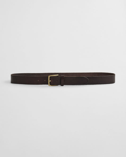 Ceinture en cuir foulonné