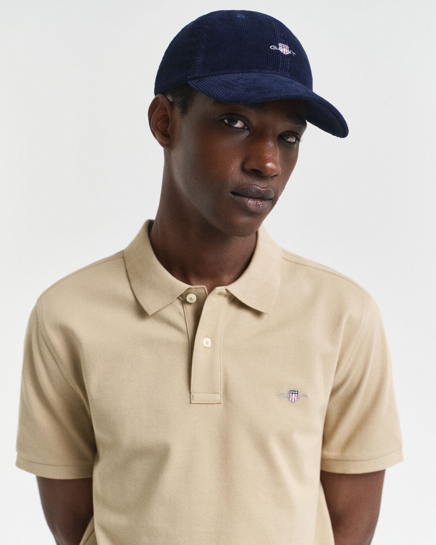 Regular Fit Shield Pique Polohemd
