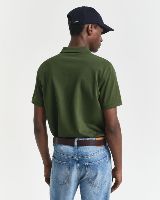 Regular Fit Shield Pique-Poloshirt