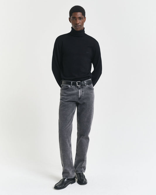 Regular Fit Jeans in Black Wash
