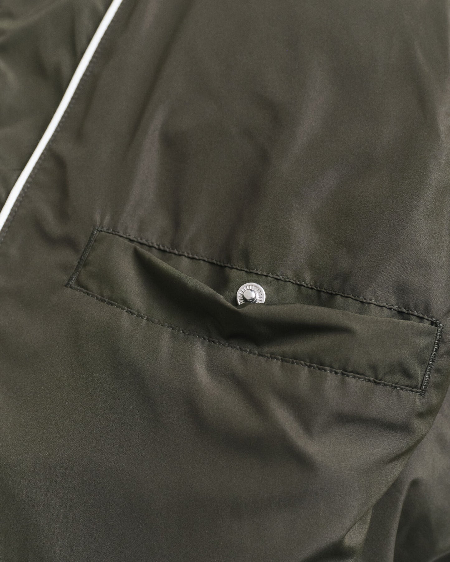 Gesteppter Windbreaker, mittellanger Schnitt