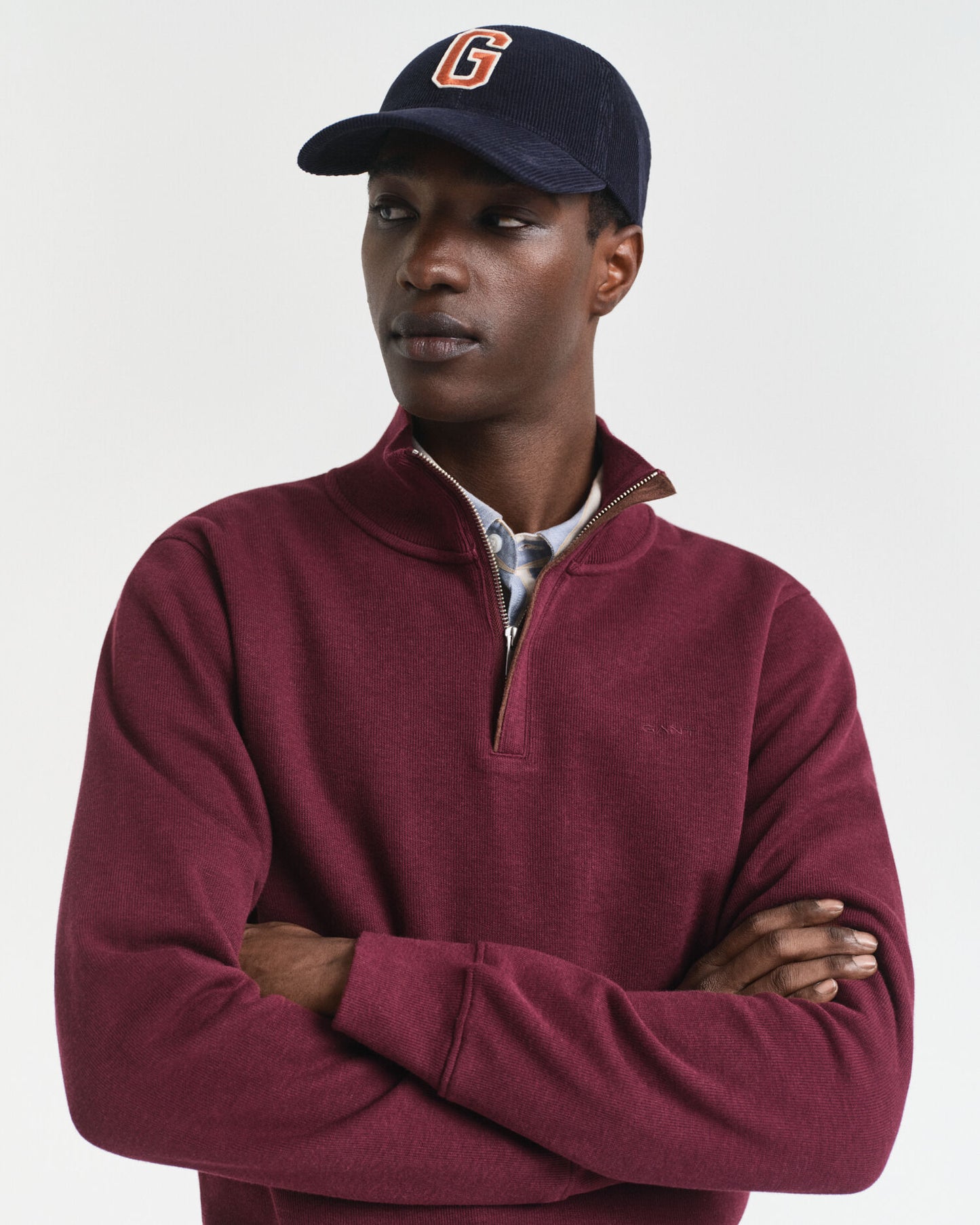 Sweat-shirt Sacker à demi-zip