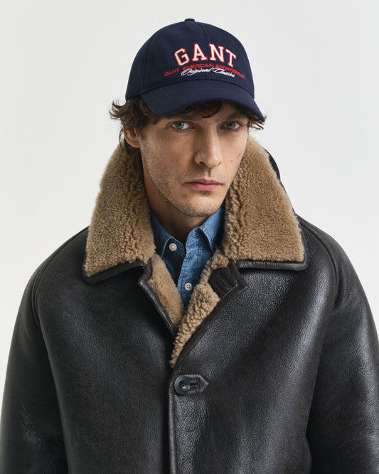 Casquette en twill de coton à motif
