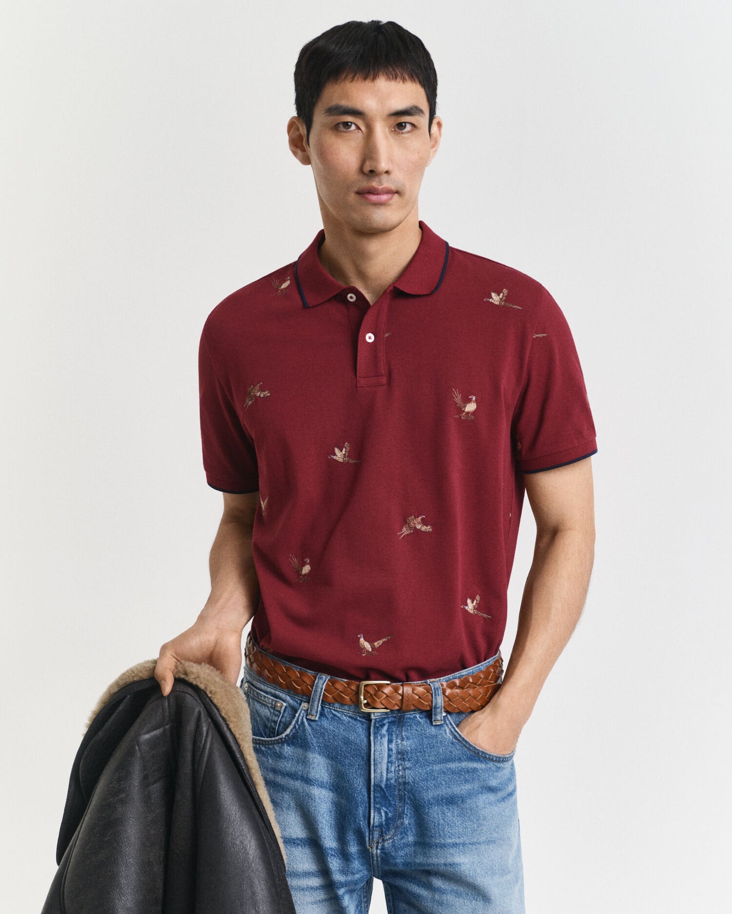 Besticktes Polo-Shirt
