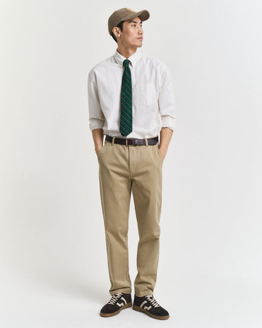 Pantalon Chino Coupe Droite Confort Exceptionnel