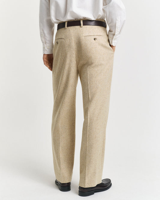 Pantalon de costume Relaxed Fit en chevrons à neps