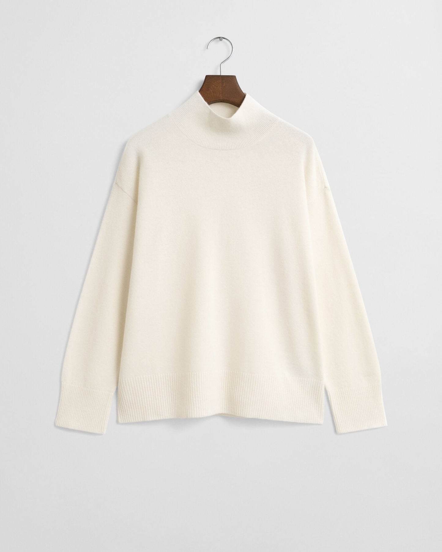 Feiner Lammwoll-Rollkragenpullover