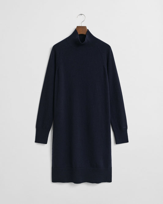 Kleid aus gestrickter, extrafeiner Lammwolle