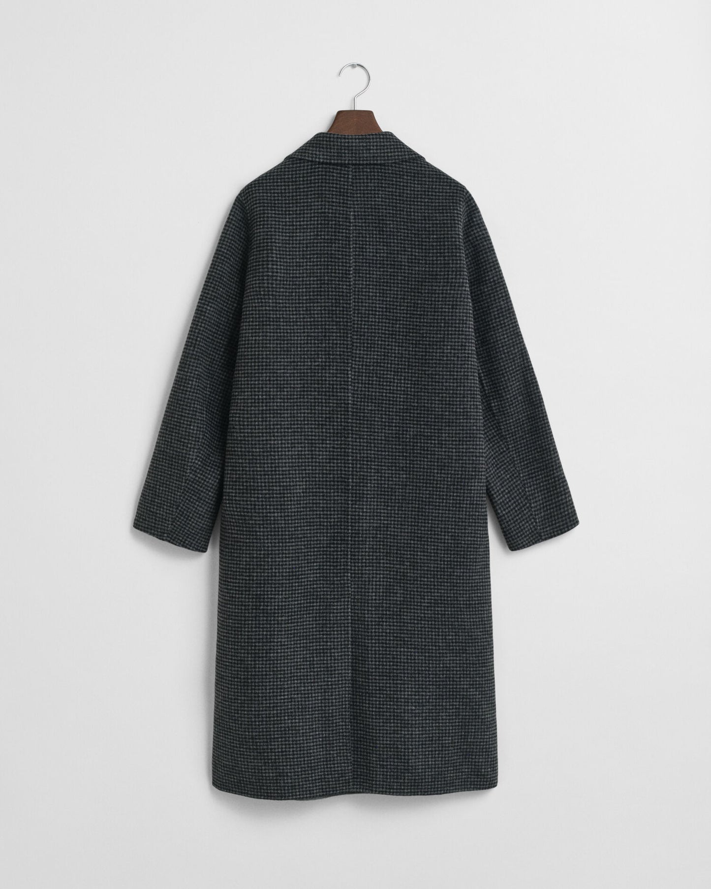 Manteau à carreaux cousu main