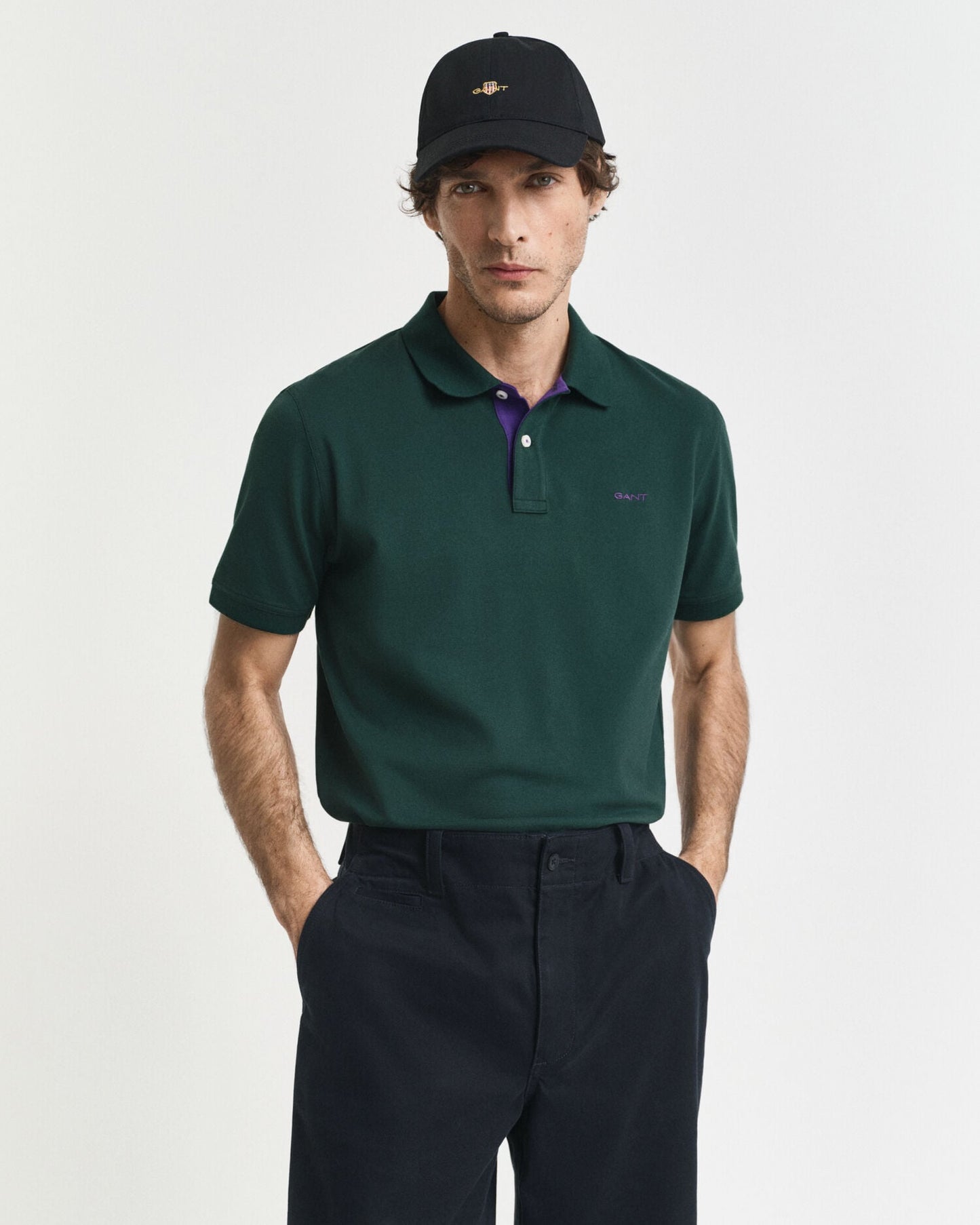 Polo-Piqué-Shirt mit Kontrastdetails