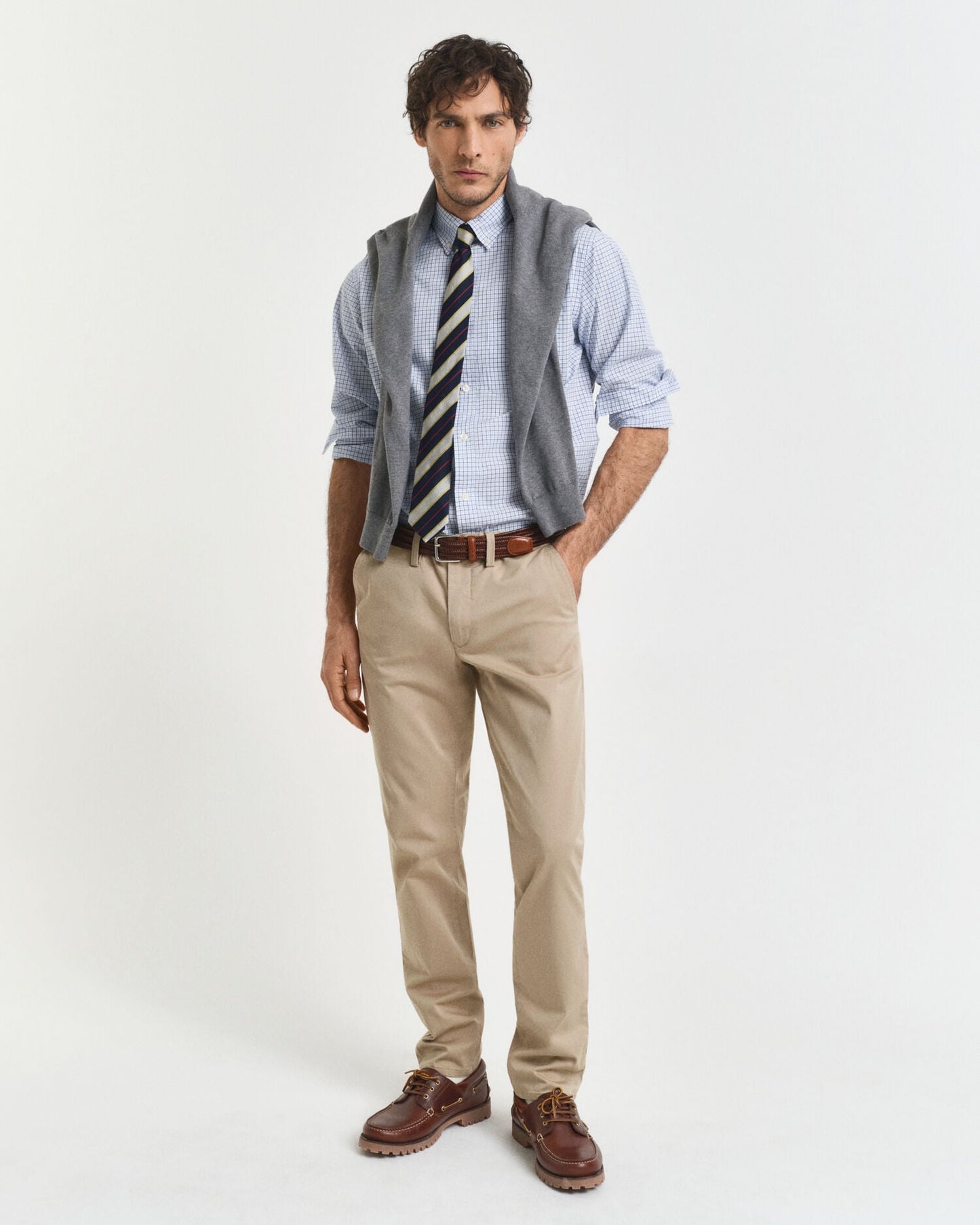 Schmale Twill-Chino