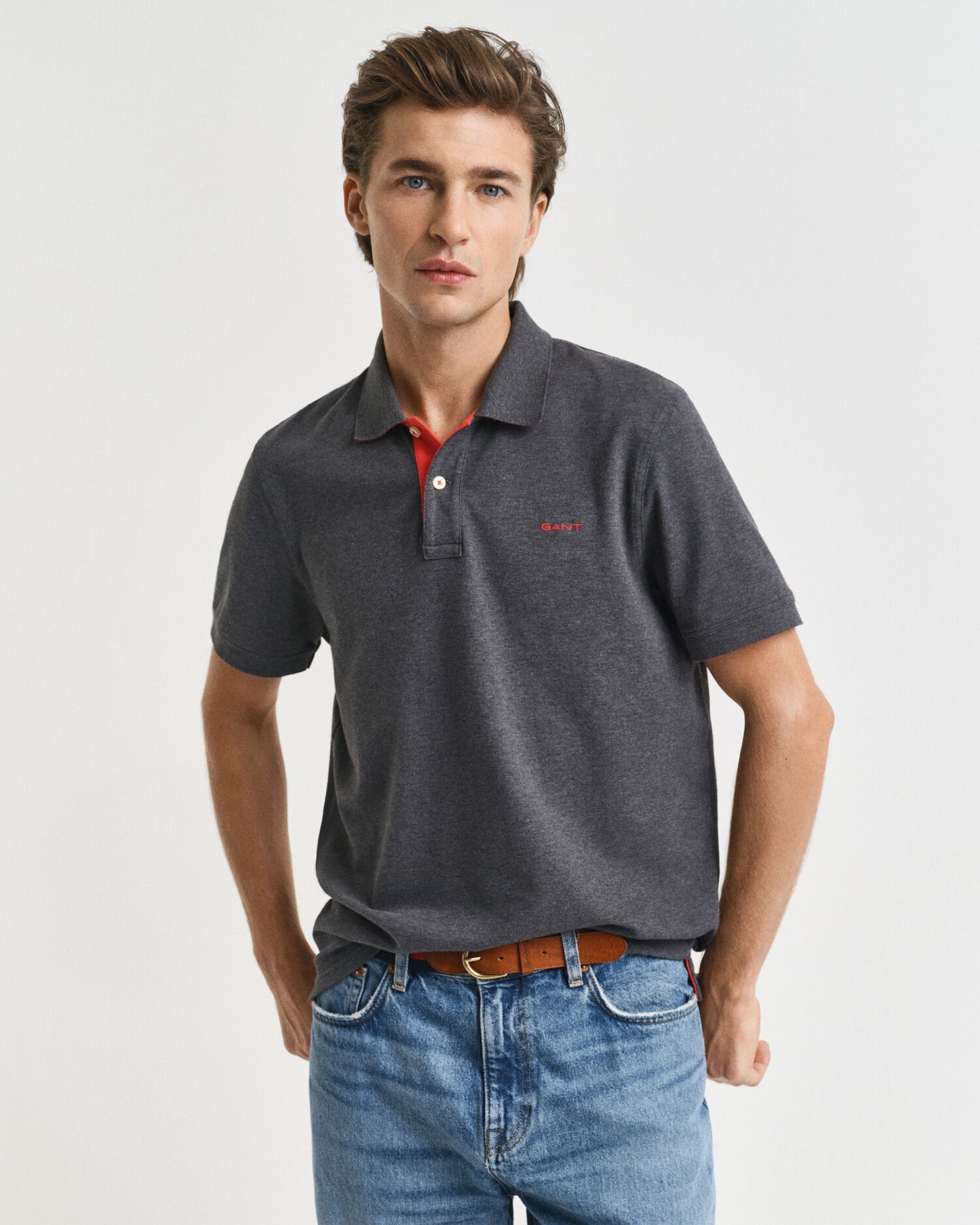 Polo-Shirt mit Kontrastdetails