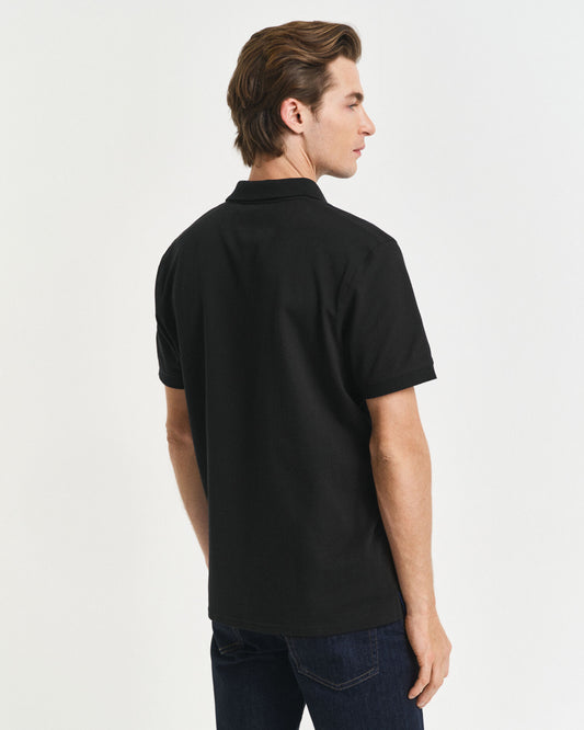 Polo piqué contrasté