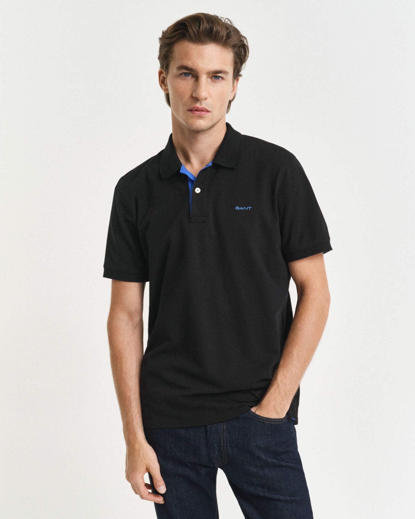 Polo-Piqué-Shirt mit Kontrastdetails