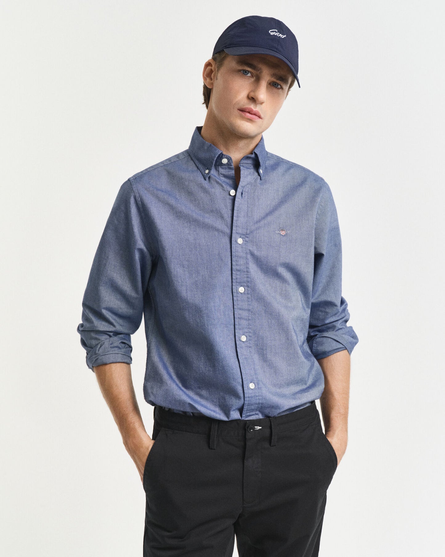 Slim Fit Oxford-Hemd Klassisch